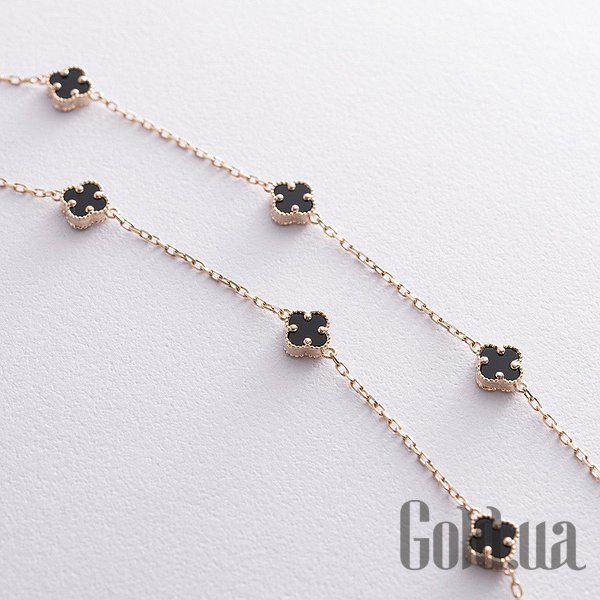 

Колье Украина, Золотое колье с ониксами