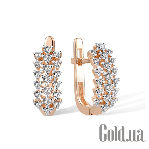 

Серьги Lurie Jewelry, Золотые серьги с бриллиантами