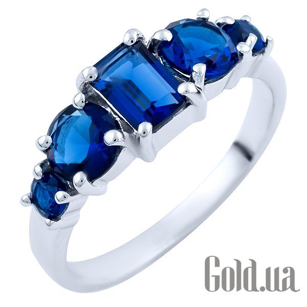 

Женские кольца Fresh Jewelry, Женское серебряное кольцо с синт. сапфирами, 17