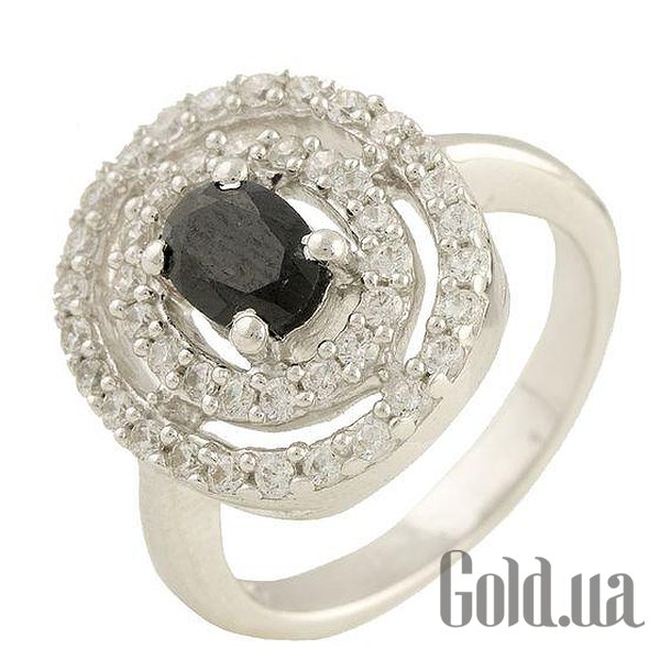 

Женские кольца Fresh Jewelry, Женское серебряное кольцо с сапфиром и куб. циркониями, 16.5