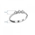 AV Avangard Серебряное обручальное кольцо с куб. циркониями - фото 2