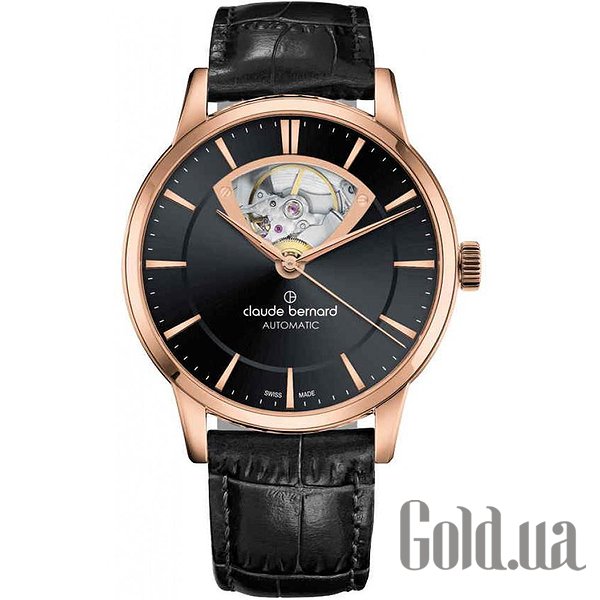 Купить Claude Bernard Мужские часы Classic Automatic Open Heart 85017 37R NIR3