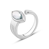 Женское серебряное кольцо с топазом, 1758958