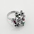 Женское золотое кольцо с бриллиантами, изумрудами, рубинами и сапфирами - фото 2