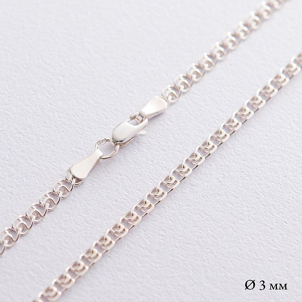 Серебряная цепь onxбс10364 – изображение 2