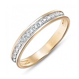 Золотое обручальное кольцо с бриллиантами, 1531119