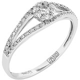 Женское золотое кольцо с бриллиантами, 1685743
