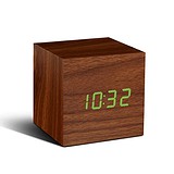 Gingko Настольные часы Wooden Cube GK08G8