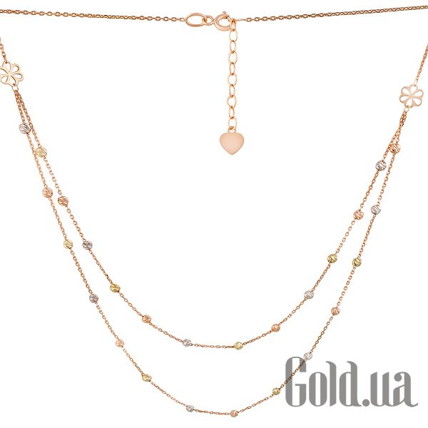 

Колье Fresh Jewelry, Золотое колье с куб. цирконием, 50