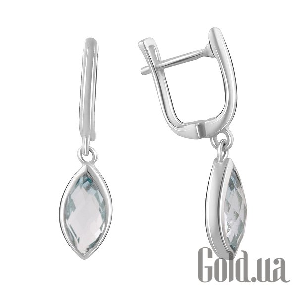 

Серьги с подвесками Fresh Jewelry, Серебряные серьги с топазами