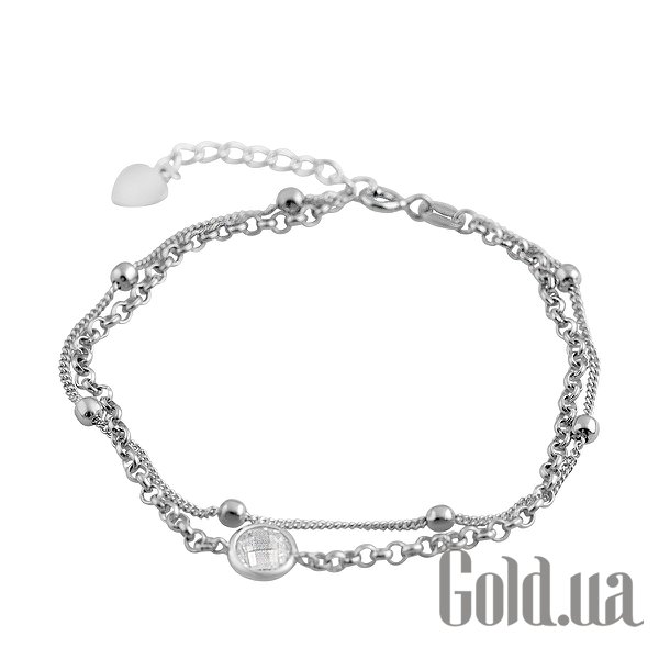 

Женские браслеты Fresh Jewelry, Женский серебряный браслет с куб. цирконием, 17