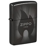 Zippo Зажигалка High Polish Black Radiant Design 46175, 1799151