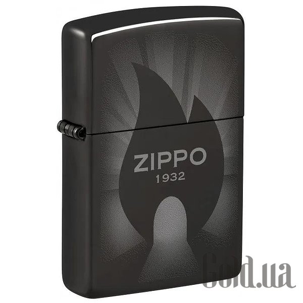 Zippo Зажигалка High Polish Black Radiant Design 46175 46175