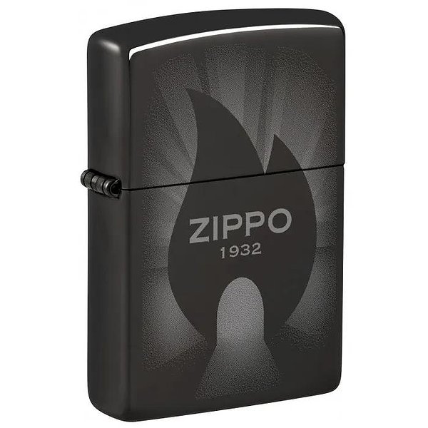 Zippo Зажигалка High Polish Black Radiant Design 46175 46175