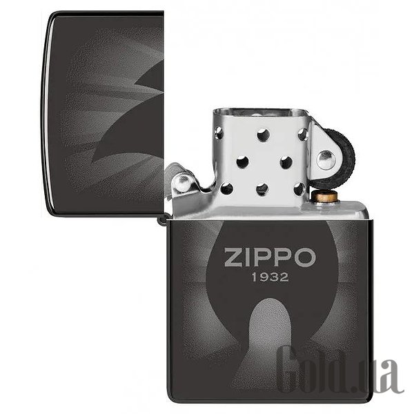 Zippo Зажигалка High Polish Black Radiant Design 46175 46175 – изображение 4