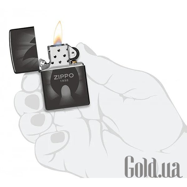 Zippo Зажигалка High Polish Black Radiant Design 46175 46175 – изображение 5