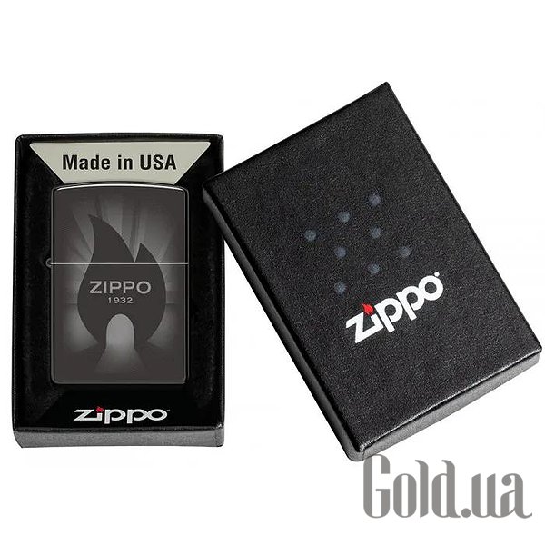Zippo Зажигалка High Polish Black Radiant Design 46175 46175 – изображение 6