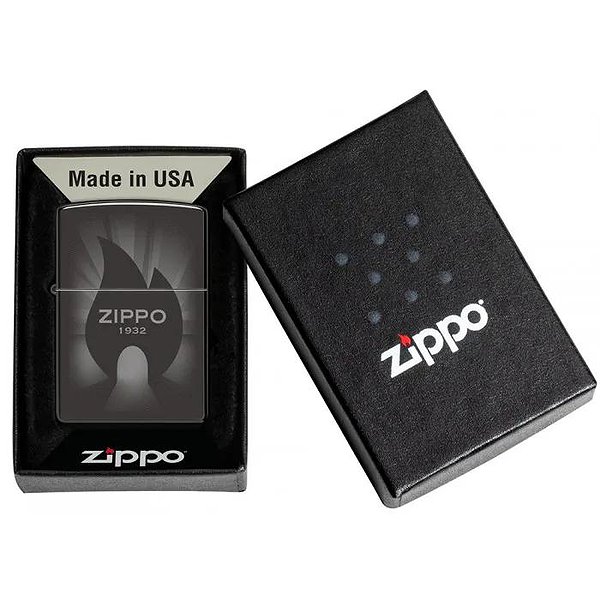 Zippo Зажигалка High Polish Black Radiant Design 46175 46175 – изображение 6