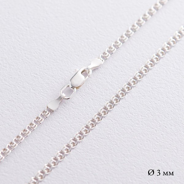 Серебряная цепь onxбс10354 – изображение 2