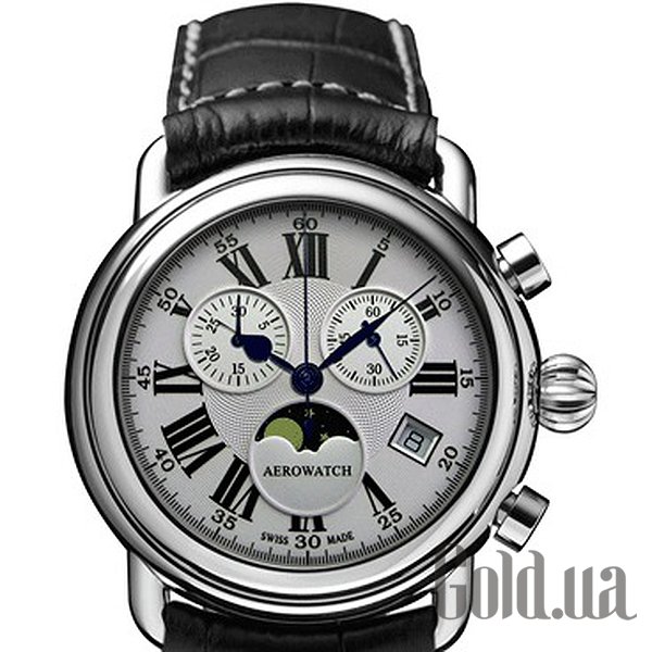 

Швейцарские часы Aerowatch, Moon-Phases Quartz 1942 84934AA01