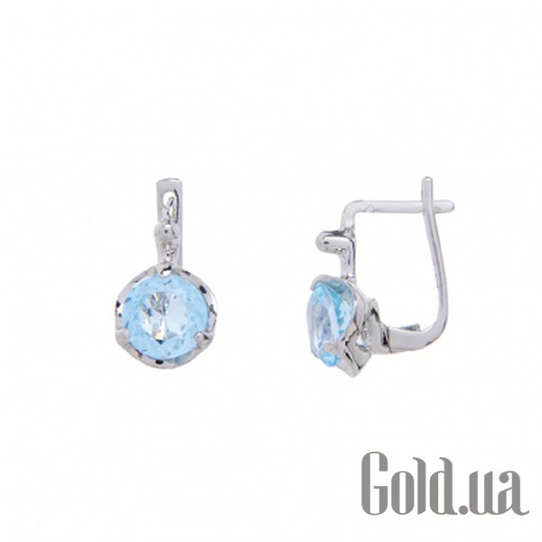 

Серьги Lurie Jewelry, Серебряные серьги с топазами