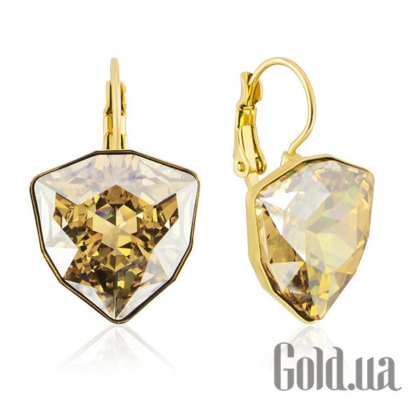 

Серьги Kobi, Желтый, Серьги с кристаллами Swarovski в позолоте