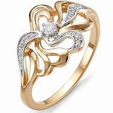 Женское золотое кольцо с бриллиантами, 1554160