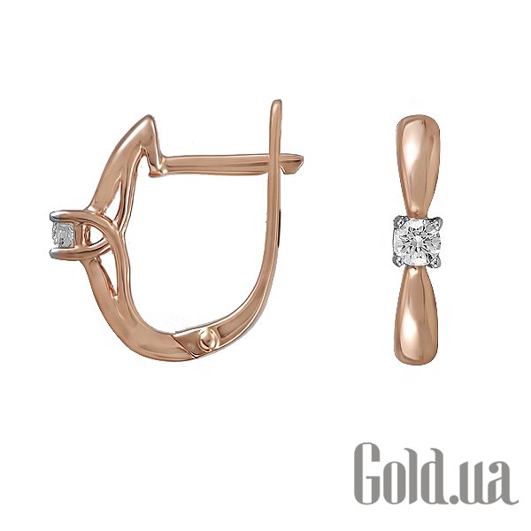 

Серьги Lurie Jewelry, Золотые серьги с бриллиантами