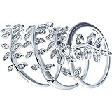 Женское серебряное кольцо с куб. циркониями, 1651440