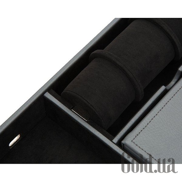 Скринька для годинника Wolf Шкатулка для годин Howard Valet Tray W / Roll Grey 465165