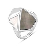 Женское серебряное кольцо с перламутром, 1764848