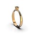 Золотое кольцо с бриллиантом - фото 3