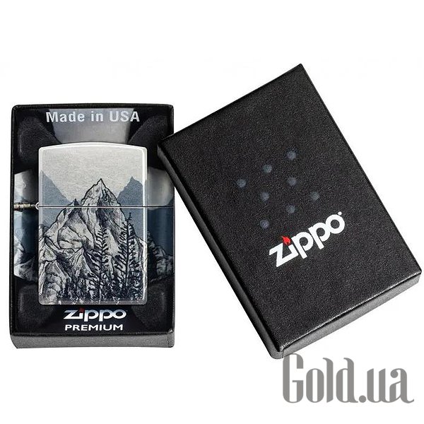 Zippo Зажигалка Mountains Sketch Design 46280 46280 – изображение 9