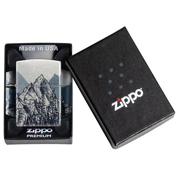 Zippo Зажигалка Mountains Sketch Design 46280 46280 – изображение 9
