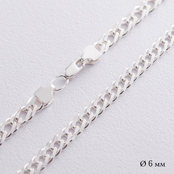 Серебряная цепь onxбс10312 – изображение 2