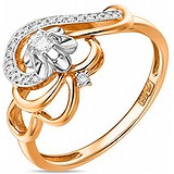 Женское золотое кольцо с бриллиантами, 1534705