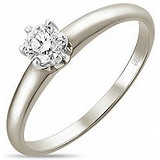 Золотое кольцо с бриллиантом, 1554417