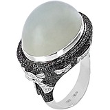 Женское золотое кольцо с лунным камнем и бриллиантами, 1619441