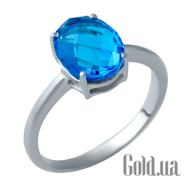 

Женские кольца Fresh Jewelry, Женское серебряное кольцо с синт. аквамарином, 18