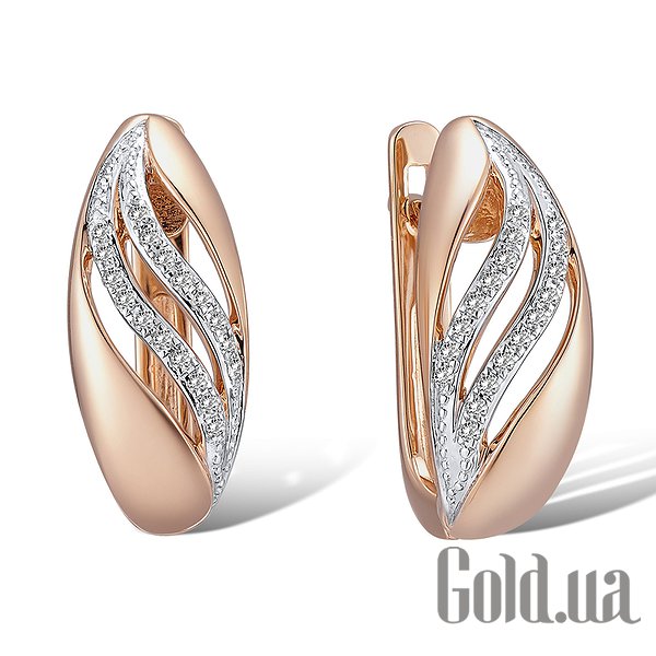 

Серьги Lurie Jewelry, Золотые серьги с бриллиантами