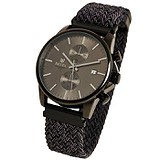 Besta Чоловічий годинник Mars Black & Gray Nylon 3618, 1797873
