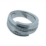 Pierre Cardin Женское серебряное кольцо с куб. циркониями, 051953