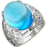 Женское серебряное кольцо с топазом, 1613810