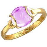 Женское золотое кольцо с аметистом, 1667058