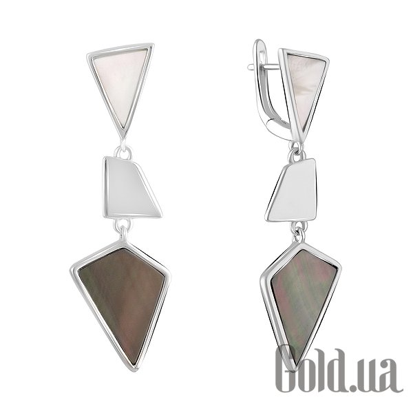 

Серьги с подвесками Fresh Jewelry, Серебряные серьги с перламутром