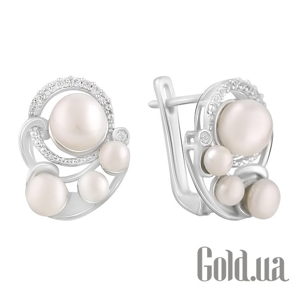 

Серьги Fresh Jewelry, Серебряные серьги с топазами и культив. жемчугом