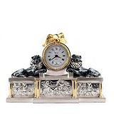 Linea Argenti Настольные часы "Львы и орёл" ORO716DOR, 1779442