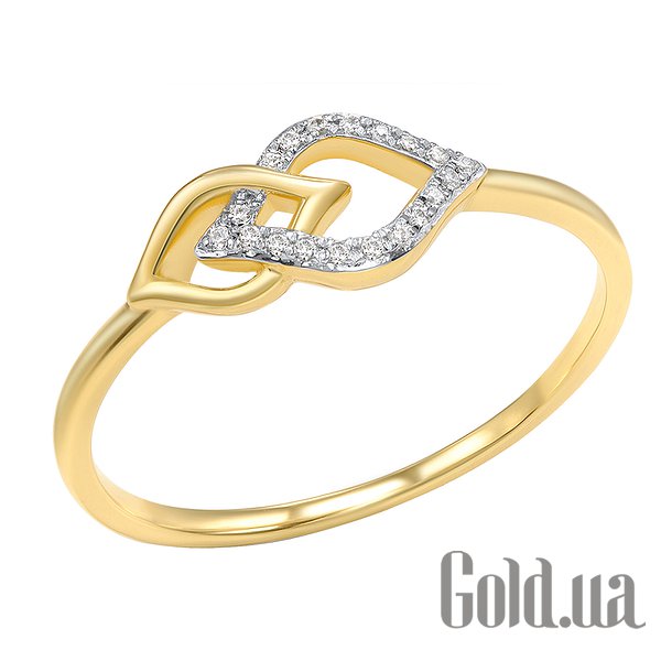 

Кольцо Lurie Jewelry, Золотое кольцо с бриллиантами, 17