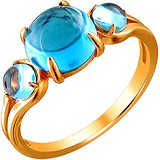 Женское золотое кольцо с топазами, 1636083