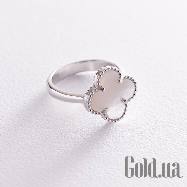 

Женские кольца Украина, Женское серебряное кольцо с перламутром, 18